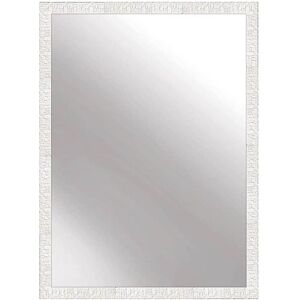 nielsen Florentina Wall Mirror With Mosaic Design Frame, 50 x 70cm in White Size: 50 x 70 cm White 50 x 70 cm nielsen Florentina Wall Mirror With Mosaic Design Frame, 50 x 70cm in White Size: 50 x 70 cm White 50 x 70 cm