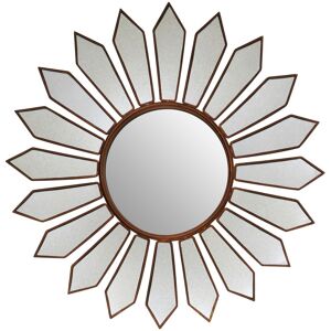 Orsina Luxe Antique Gold Petal Wall Mirror, Boutique-Inspired Decorative Mirror, Unique Gold Finish Accent Mirror Gold Orsina Luxe Antique Gold Petal Wall Mirror, Boutique-Inspired Decorative Mirror, Unique Gold Finish Accent Mirror Gold