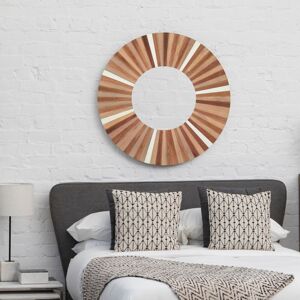 Orsina Barn Natural Wood Wall Mirror Natural Orsina Barn Natural Wood Wall Mirror Natural