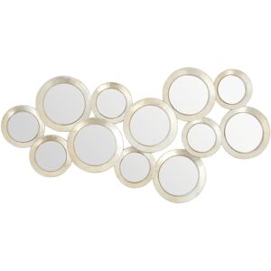 Orsina Marcia Wall Mirror in Silver Silver Orsina Marcia Wall Mirror in Silver Silver