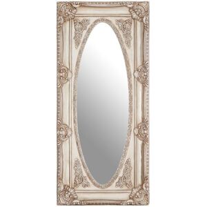 Orsina Functional Champagne Finish Oval Border Wall Mirror, Timeless Mirror For Livingroom, Elegant Modern Mirror in Silver Silver Orsina Functional Champagne Finish Oval Border Wall Mirror, Timeless Mirror For Livingroom, Elegant Modern Mirror in Silver Silver