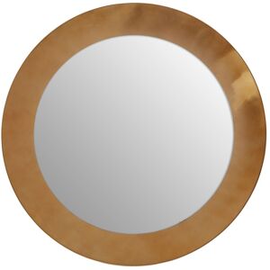 Orsina Grenoble Gold Finish Round Wall Mirror Gold Orsina Grenoble Gold Finish Round Wall Mirror Gold