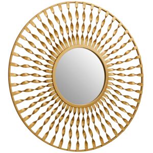 Orsina Versatile Wall Mirror, Elegant Round Shaped Wall Mirror, Sleek & Slim Wall Mirror, Lightweight Wall Mirror in Gold Gold Orsina Versatile Wall Mirror, Elegant Round Shaped Wall Mirror, Sleek & Slim Wall Mirror, Lightweight Wall Mirror in Gold Gold