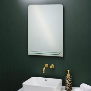 Showerdrape Rochester Rectangular Wall Mounted Frameless Bathroom Mirror 70 x 50cm in Silver Size: 70 x 50 cm Silver 70 x 50 cm Showerdrape Rochester Rectangular Wall Mounted Frameless Bathroom Mirror 70 x 50cm in Silver Size: 70 x 50 cm Silver 70 x 50 cm
