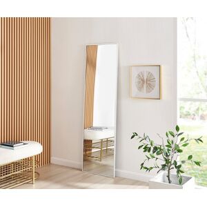 FurnitureboxUK Emma Full Length Extra Large 170x50cm Framed Rectangular Vertical Living Room Hallway Wall Mirror in White Size: 170x50 cm White 170x50 cm FurnitureboxUK Emma Full Length Extra Large 170x50cm Framed Rectangular Vertical Living Room Hallway Wall Mirror in White Size: 170x50 cm White 170x50 cm