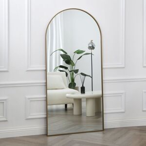Home Garden Direct Anax - Full Length Arch Mirror - Gold Frame - 170x80cm Size: 170x80 cm Gold 170x80 cm Home Garden Direct Anax - Full Length Arch Mirror - Gold Frame - 170x80cm Size: 170x80 cm Gold 170x80 cm