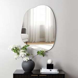 Home Garden Direct Nemi Frameless Pond Wall Mirror 80x60cm in Clear Size: 80x60 cm Clear 80x60 cm Home Garden Direct Nemi Frameless Pond Wall Mirror 80x60cm in Clear Size: 80x60 cm Clear 80x60 cm