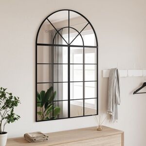 Berkfield Home Wall Mirror Black 80x120 cm Arch Iron Black 80x120 cm Berkfield Home Wall Mirror Black 80x120 cm Arch Iron Black 80x120 cm