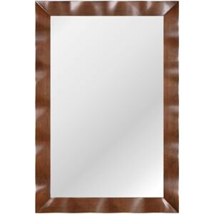 Costway Farmhouse Wall Mirror 106CM x71CM Wood Vanity Wall Mirror-Brown in Brown Size: 106 cm x71 cm Brown 106 cm x71 cm Costway Farmhouse Wall Mirror 106CM x71CM Wood Vanity Wall Mirror-Brown in Brown Size: 106 cm x71 cm Brown 106 cm x71 cm