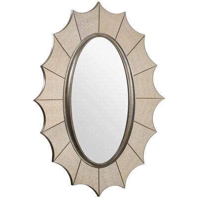 Orsina Scallop Gold Frame Wall Mirror, Stylish Full Size Oval Mirror, Ideal For Entryway, or Mirror Wall Accent Gold Orsina Scallop Gold Frame Wall Mirror, Stylish Full Size Oval Mirror, Ideal For Entryway, or Mirror Wall Accent Gold
