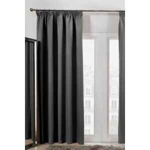 Dreamscene Pair of Ready Made Thermal Pencil Pleat Blackout Curtains