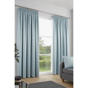 Fusion 'Galaxy' Pair of Light Reducing Thermal Effect Pencil Pleat Curtains