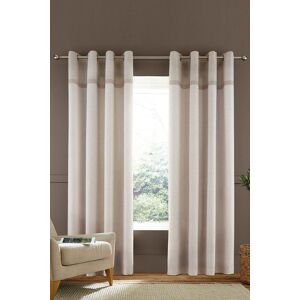 Catherine Lansfield 'Melville' Woven Texture Unlined Curtains