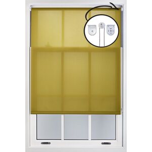 Furnished Green Daylight Roller Blinds with Metal Fittings - Trimmable Window Shade Size: 170 cm width x 165 cm drop Green 170 cm width x 165 cm drop Furnished Green Daylight Roller Blinds with Metal Fittings - Trimmable Window Shade Size: 170 cm width x 165 cm drop Green 170 cm width x 165 cm drop