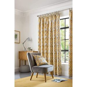 Livinluxury Scandi Fully Lined Ochre Curtains - Curtain Livinluxury Scandi Fully Lined Ochre Curtains - Curtain