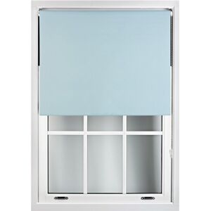 Furnished Duck Egg Blue Blackout Roller Blinds - Trimmable Window Shade for Home & Office Size: 190 cm width x 165 cm drop Duck Egg Blue 190 cm width x 165 cm drop Furnished Duck Egg Blue Blackout Roller Blinds - Trimmable Window Shade for Home & Office Size: 190 cm width x 165 cm drop Duck Egg Blue 190 cm width x 165 cm drop