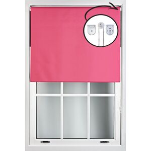 Furnished Fuchsia Pink Blackout Roller Blinds with Metal Fittings - Trimmable Window Shade Size: 225 cm width x 210 cm drop Fuchsia 225 cm width x 210 cm drop Furnished Fuchsia Pink Blackout Roller Blinds with Metal Fittings - Trimmable Window Shade Size: 225 cm width x 210 cm drop Fuchsia 225 cm width x 210 cm drop