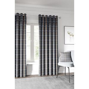 Helena Springfield 'Harper' Woven Lined Curtains in Charcoal Size: 167 cm width x 228 cm drop Charcoal 167 cm width x 228 cm drop Helena Springfield 'Harper' Woven Lined Curtains in Charcoal Size: 167 cm width x 228 cm drop Charcoal 167 cm width x 228 cm drop