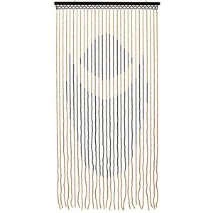 JVL Tuscany Beaded Door Curtain - Lotus in Light Brown Size: 90 cm width x 175 cm drop Light Brown 90 cm width x 175 cm drop JVL Tuscany Beaded Door Curtain - Lotus in Light Brown Size: 90 cm width x 175 cm drop Light Brown 90 cm width x 175 cm drop