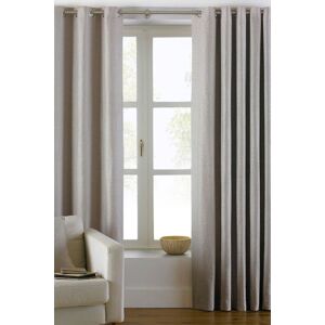 Paoletti Atlantic Twill Woven Eyelet Curtains in Natural Size: 229 cm width x 183 cm drop Natural 229 cm width x 183 cm drop Paoletti Atlantic Twill Woven Eyelet Curtains in Natural Size: 229 cm width x 183 cm drop Natural 229 cm width x 183 cm drop