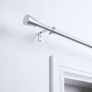 OHS Curtain Pole Extendable 16mm Metal Finnials Trumpet End Rings Rod Fittings in Grey Size: 120 cm Grey 120 cm OHS Curtain Pole Extendable 16mm Metal Finnials Trumpet End Rings Rod Fittings in Grey Size: 120 cm Grey 120 cm