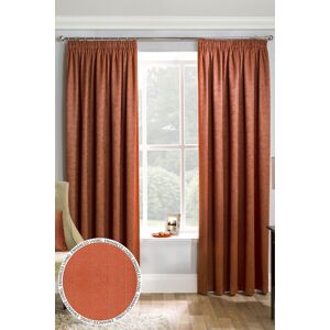 Enhanced Living 'Matrix' Orange - Tape Top Thermal Noise Reducing Dim Out Curtains - Pair Size: 229 cm width x 137 cm drop Orange 229 cm width x 137 cm drop Enhanced Living 'Matrix' Orange - Tape Top Thermal Noise Reducing Dim Out Curtains - Pair Size: 229 cm width x 137 cm drop Orange 229 cm width x 137 cm drop