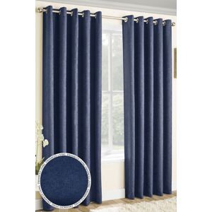 Enhanced Living 'Vogue' Navy Eyelet Thermal Noise Reducing Dim Out Curtains Pair Size: 117 cm width x 229 cm drop Navy 117 cm width x 229 cm drop Enhanced Living 'Vogue' Navy Eyelet Thermal Noise Reducing Dim Out Curtains Pair Size: 117 cm width x 229 cm drop Navy 117 cm width x 229 cm drop