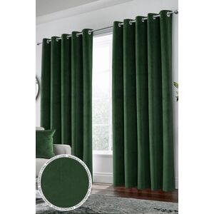 Enhanced Living Velvet, Supersoft, 100% Blackout, Thermal Pair of Curtains with Eyelet Top - Green Size: 117 cm width x 137 cm drop Green 117 cm width x 137 cm drop Enhanced Living Velvet, Supersoft, 100% Blackout, Thermal Pair of Curtains with Eyelet Top - Green Size: 117 cm width x 137 cm drop Green 117 cm width x 137 cm drop