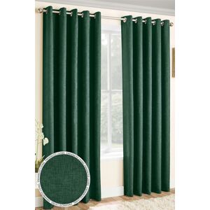 Enhanced Living 'Vogue' Green Eyelet Thermal Noise Reducing Dim Out Curtains Pair in Dark Green Size: 117 cm width x 137 cm drop Dark Green 117 cm width x 137 cm drop Enhanced Living 'Vogue' Green Eyelet Thermal Noise Reducing Dim Out Curtains Pair in Dark Green Size: 117 cm width x 137 cm drop Dark Green 117 cm width x 137 cm drop