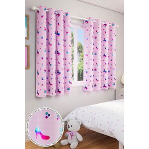 Enhanced Living Pink Kids Curtain with Unicorns - Room Darkening, Energy Saving Eyelet Header - Ideal for Childrens Rooms Pink 117 cm width x 137 cm drop Enhanced Living Pink Kids Curtain with Unicorns - Room Darkening, Energy Saving Eyelet Header - Ideal for Childrens Rooms Pink 117 cm width x 137 cm drop