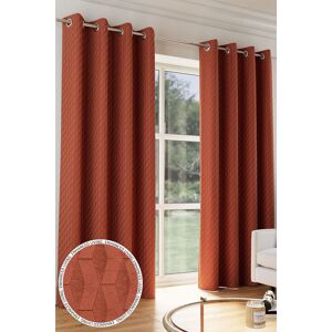 Enhanced Living Tokyo' Orange Velvet Embossed Eyelet Thermal Dimout Curtain Pair Size: 229 cm width x 183 cm drop Orange 229 cm width x 183 cm drop Enhanced Living Tokyo' Orange Velvet Embossed Eyelet Thermal Dimout Curtain Pair Size: 229 cm width x 183 cm drop Orange 229 cm width x 183 cm drop