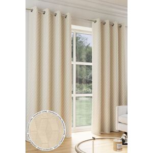 Enhanced Living Tokyo' Cream Velvet Embossed Eyelet Thermal Dimout Curtain Pair Size: 229 cm width x 229 cm drop Cream 229 cm width x 229 cm drop Enhanced Living Tokyo' Cream Velvet Embossed Eyelet Thermal Dimout Curtain Pair Size: 229 cm width x 229 cm drop Cream 229 cm width x 229 cm drop