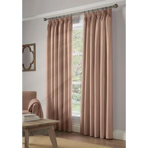 Luxury Living Pencil Pleat Blackout Curtains in Pink Size: 168 cm width x 229 cm drop Pink 168 cm width x 229 cm drop Luxury Living Pencil Pleat Blackout Curtains in Pink Size: 168 cm width x 229 cm drop Pink 168 cm width x 229 cm drop
