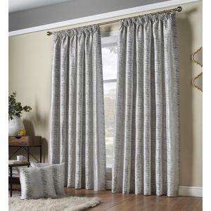 Luxury Living Reflect Jacquard Fully Lined Ready Made Pencil Pleat Curtains in Silver Size: 229 cm width x 229 cm drop Silver 229 cm width x 229 cm drop Luxury Living Reflect Jacquard Fully Lined Ready Made Pencil Pleat Curtains in Silver Size: 229 cm width x 229 cm drop Silver 229 cm width x 229 cm drop