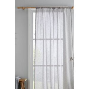 Drift Home 'Kayla' Textured 100% Recycled Polyester Voile Panel in Grey Size: 140 cm width x 137 cm drop Grey 140 cm width x 137 cm drop Drift Home 'Kayla' Textured 100% Recycled Polyester Voile Panel in Grey Size: 140 cm width x 137 cm drop Grey 140 cm width x 137 cm drop