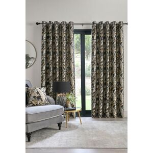 Laurence Llewelyn-Bowen Paradise Palm Jacquard Ready Made Eyelet Curtains - Curtains Laurence Llewelyn-Bowen Paradise Palm Jacquard Ready Made Eyelet Curtains - Curtains
