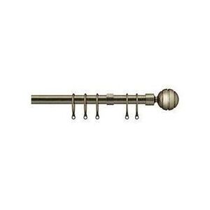New Edge Blinds 16-19mm Serrated Ball Metal Curtain Pole Set - Antique Brass in Bronze Size: 170 cm - 300 cm Bronze 170 cm - 300 cm New Edge Blinds 16-19mm Serrated Ball Metal Curtain Pole Set - Antique Brass in Bronze Size: 170 cm - 300 cm Bronze 170 cm - 300 cm