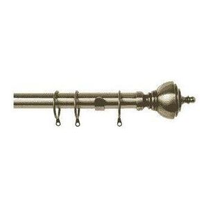 New Edge Blinds 25-28mm Vienna End Metal Curtain Pole Set - Antique Brass in Bronze Size: 170 cm - 300 cm Bronze 170 cm - 300 cm New Edge Blinds 25-28mm Vienna End Metal Curtain Pole Set - Antique Brass in Bronze Size: 170 cm - 300 cm Bronze 170 cm - 300 cm