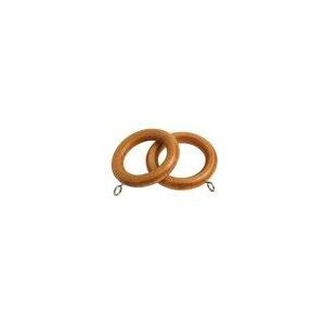 New Edge Blinds Pack of 32 Wooden Curtain Pole Ring Hooks with Eyes in Light Brown Light Brown New Edge Blinds Pack of 32 Wooden Curtain Pole Ring Hooks with Eyes in Light Brown Light Brown