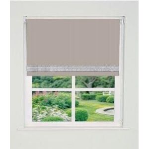 New Edge Blinds Straight Diamante Edge Border Blackout Roller Blind 165cm Drop in Natural Size: 120 cm width x 165 cm drop Natural 120 cm width x 165 cm drop New Edge Blinds Straight Diamante Edge Border Blackout Roller Blind 165cm Drop in Natural Size: 120 cm width x 165 cm drop Natural 120 cm width x 165 cm drop
