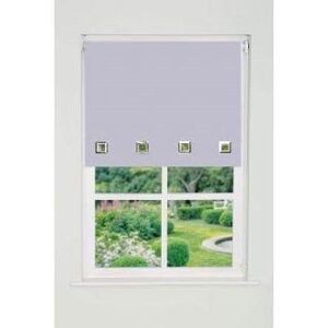 New Edge Blinds Square Eyelet Edge Roller Blind 165cm Drop White Size: 115 cm width x 165 cm drop White 115 cm width x 165 cm drop New Edge Blinds Square Eyelet Edge Roller Blind 165cm Drop White Size: 115 cm width x 165 cm drop White 115 cm width x 165 cm drop