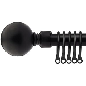 New Edge Blinds 16-19mm Sphere Extendable Durable Metal Curtain Pole Set in Jet Black Size: 170 cm - 300 cm Jet Black 170 cm - 300 cm New Edge Blinds 16-19mm Sphere Extendable Durable Metal Curtain Pole Set in Jet Black Size: 170 cm - 300 cm Jet Black 170 cm - 300 cm