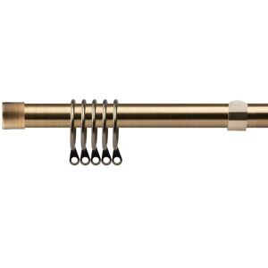New Edge Blinds 16-19mm Fenton Extendable Durable Metal Curtain Pole Set in Bronze Size: 120 cm - 210 cm Bronze 120 cm - 210 cm New Edge Blinds 16-19mm Fenton Extendable Durable Metal Curtain Pole Set in Bronze Size: 120 cm - 210 cm Bronze 120 cm - 210 cm