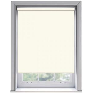 UNKNOWN No Drill Cream Thermal Blackout Roller Blind 170cm Drop Size: 145 cm Cream 145 cm UNKNOWN No Drill Cream Thermal Blackout Roller Blind 170cm Drop Size: 145 cm Cream 145 cm