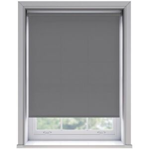 UNKNOWN No Drill Slate Grey Thermal Blackout Roller Blind 170cm Drop in Mid Grey Size: 145 cm Mid Grey 145 cm UNKNOWN No Drill Slate Grey Thermal Blackout Roller Blind 170cm Drop in Mid Grey Size: 145 cm Mid Grey 145 cm