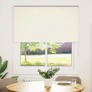 Berkfield Home Roller Blind Blackout Off-White 140x130 cm Fabric Width 136.6 cm Polyester in White White 140x130 cm Berkfield Home Roller Blind Blackout Off-White 140x130 cm Fabric Width 136.6 cm Polyester in White White 140x130 cm
