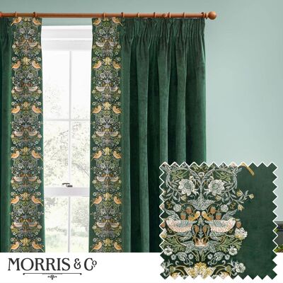 William Morris Morris & Co. - Strawberry Thief - Curtains William Morris Morris & Co. - Strawberry Thief - Curtains