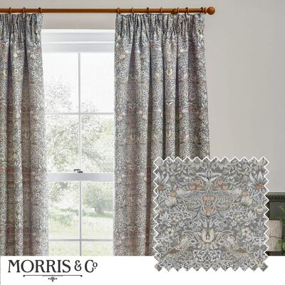 Morris & Co. - Strawberry Thief Jacquard - Beige Morris & Co. - Strawberry Thief Jacquard - Beige