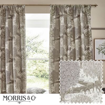 William Morris Brook Woodland Jacquard Curtains - Curtains William Morris Brook Woodland Jacquard Curtains - Curtains