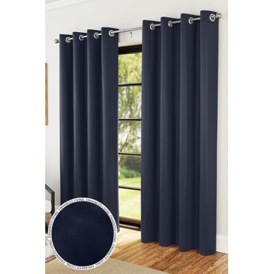 Enhanced Living Nightfall Plain Supersoft Thermal Blockout Curtains - Curtains Enhanced Living Nightfall Plain Supersoft Thermal Blockout Curtains - Curtains
